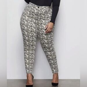 Good American Good Legs Python Snakeskin Print Jeans size 16